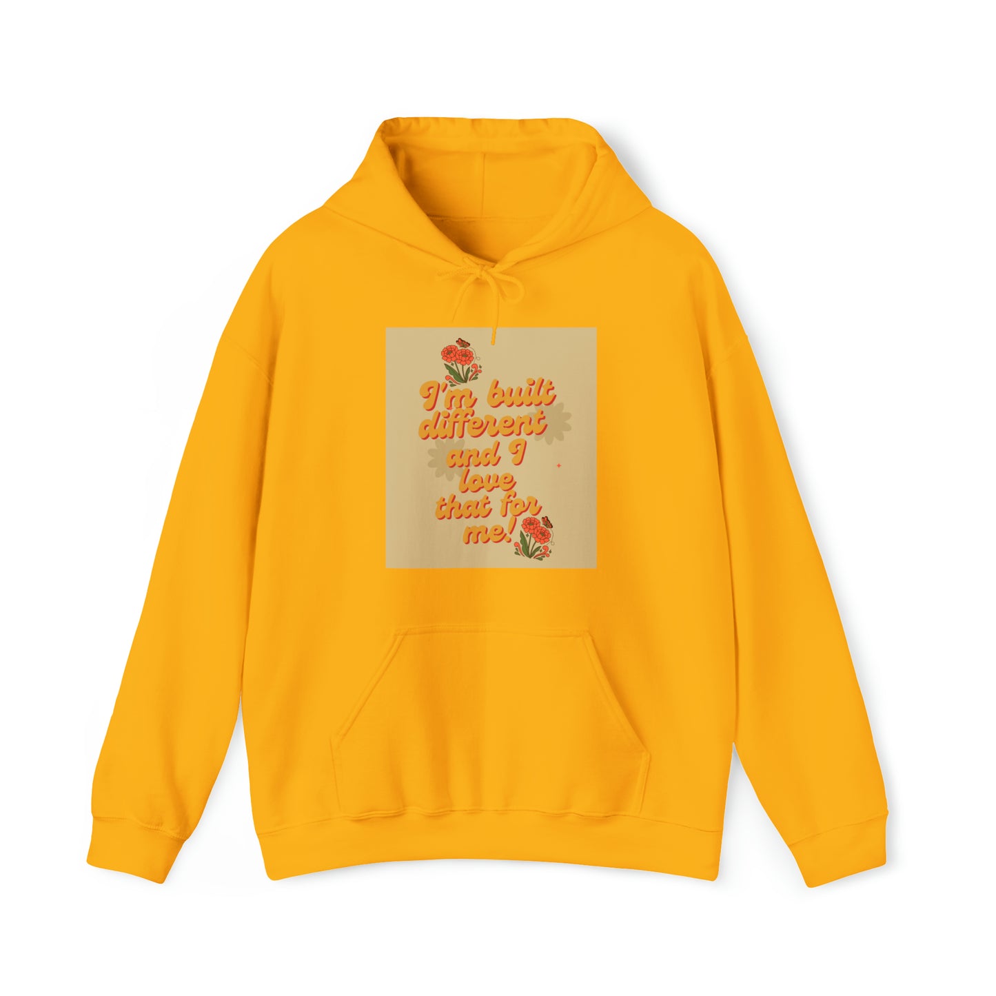 I'm Built Different Unisex Heavy Blend™ Hooded Sweatshirt