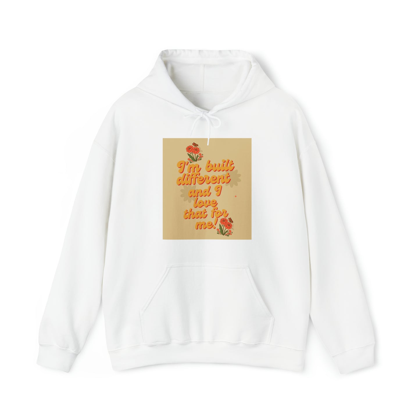 I'm Built Different Unisex Heavy Blend™ Hooded Sweatshirt