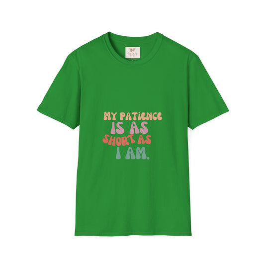 My Patience Is Short Unisex Softstyle T-Shirt
