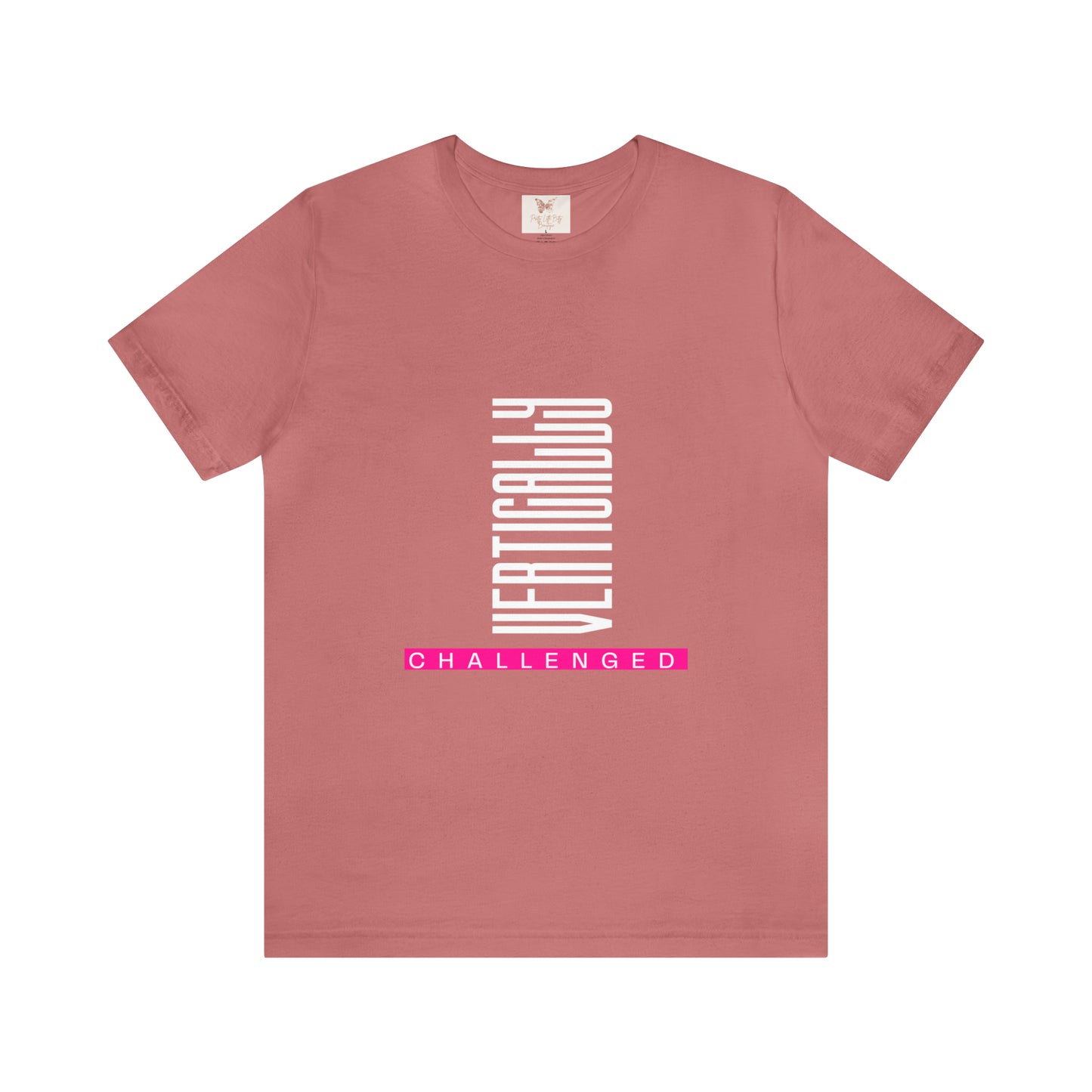 Vertically Challenged Unisex Jersey Short Sleeve Tee