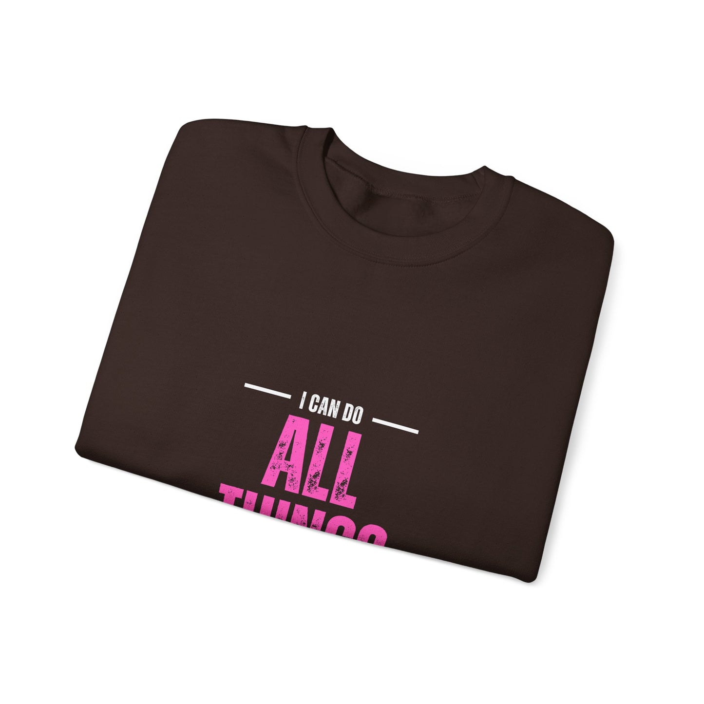 I Can Do All Things Except Reach the Top Shelf Unisex Heavy Blend™ Crewneck Sweatshirt
